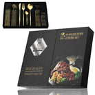 Elegant 24-Piece Cutlery Set - Gold