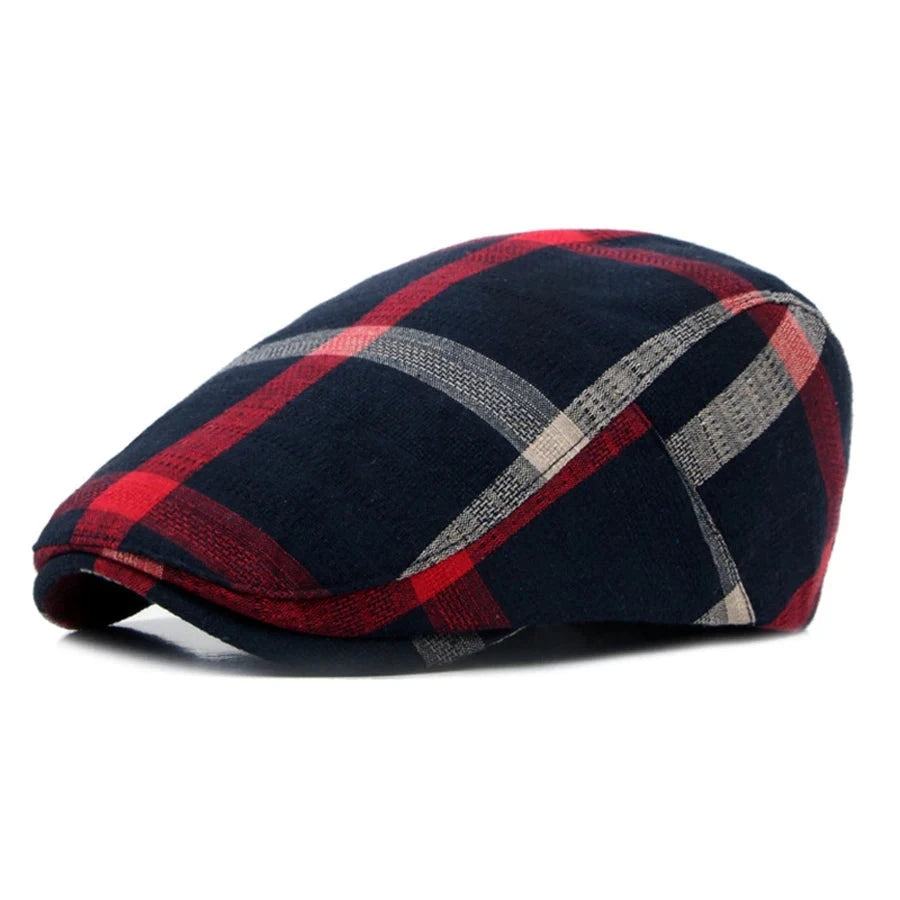 Men’s Classic Style Plaid Beret (9)